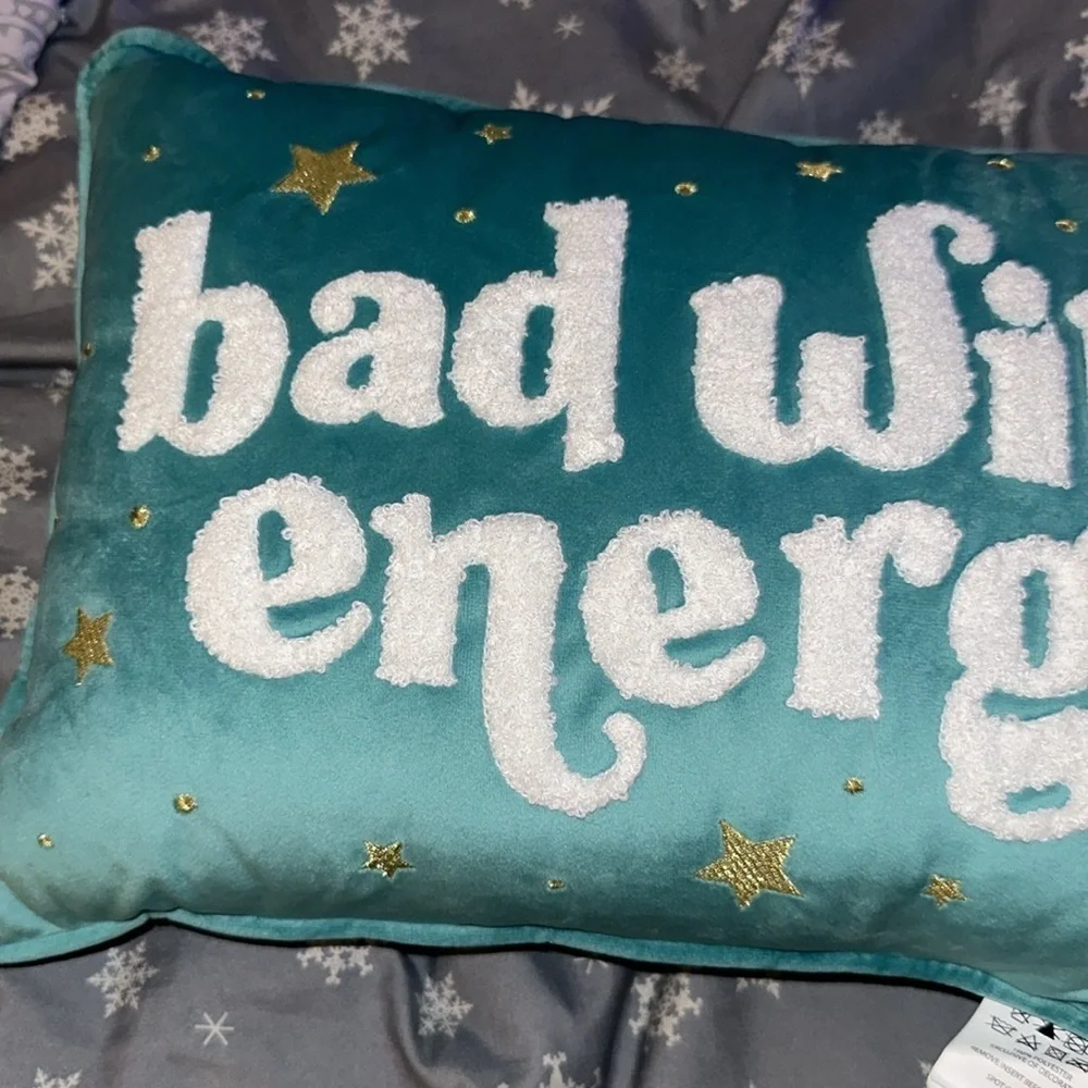 NEW Isaac Mizrahi BAD WITCH ENERGY Pillow